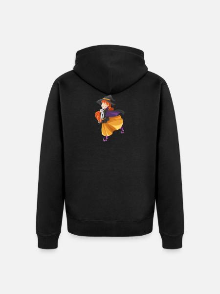 hallowee N70 - Veste à capuche bio Premium Unisexe - noir