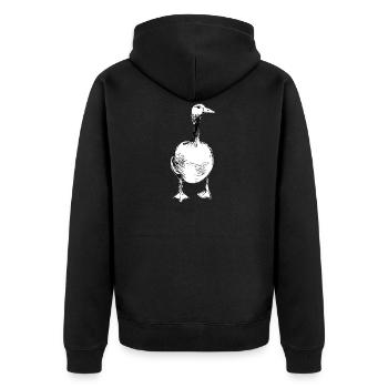 Beau canard - Veste à capuche bio Premium Unisexe - noir - Dos - Nico (187cm)