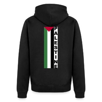 Palestine - Veste à capuche bio Premium Unisexe - noir - Dos - Nico (187cm)