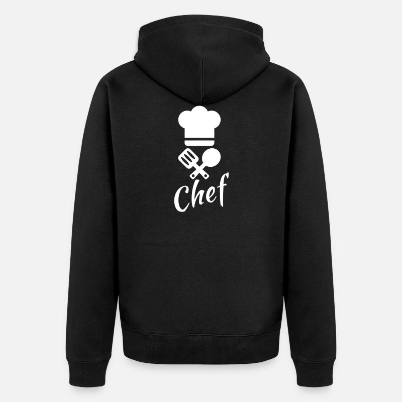 Chef cuisinier - Veste à capuche bio Premium Unisexe - noir