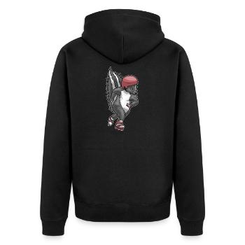 Patins en ligne Skunk Patins en ligne - Veste à capuche bio Premium Unisexe - noir - Dos - Nico (187cm)