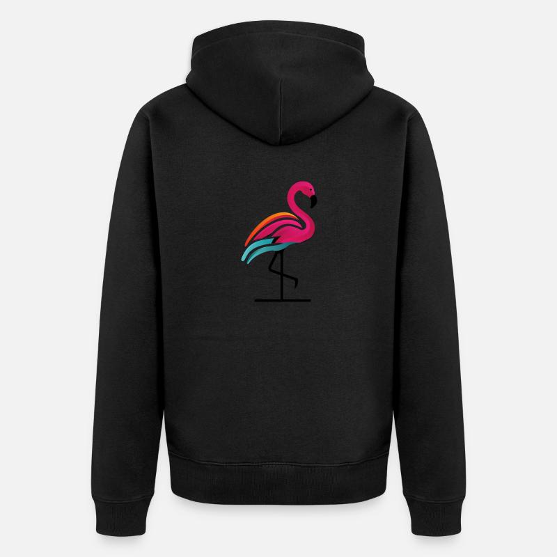 Flamant - Veste à capuche bio Premium Unisexe - undefined