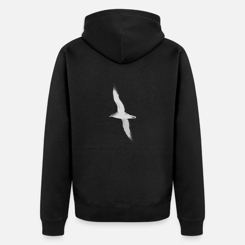 Cory's Shearwater - Unisex Premium Bio Zip Hoodie - Schwarz