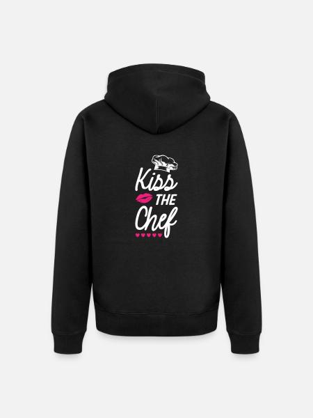 Embrassez le chef - Veste à capuche bio Premium Unisexe - noir