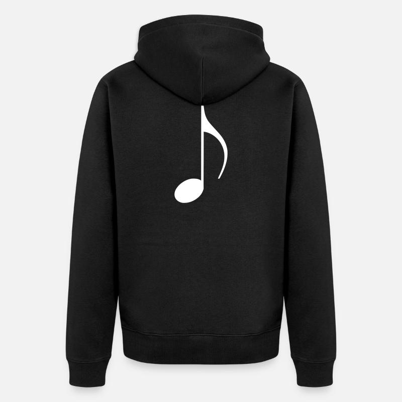 note - Veste à capuche bio Premium Unisexe - noir