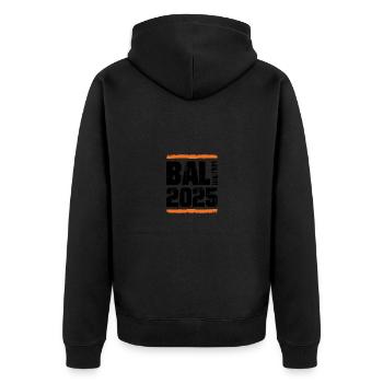 L’équipe de Bali 2025 - Veste à capuche bio Premium Unisexe - noir - Dos - Nico (187cm)