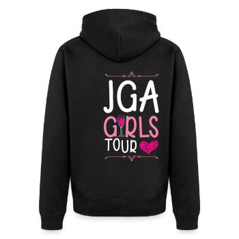 Jga Bachelorette Girls Tour - Veste à capuche bio Premium Unisexe - noir - Dos - Nico (187cm)