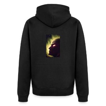 Extraterrestre | OVNI | Vaisseau spatial | PAU | étranger - Veste à capuche bio Premium Unisexe - noir - Dos - Nico (187cm)