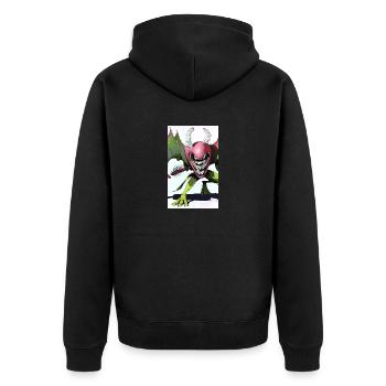 Extraterrestre | OVNI | Vaisseau spatial | PAU | étranger - Veste à capuche bio Premium Unisexe - noir - Dos - Nico (187cm)