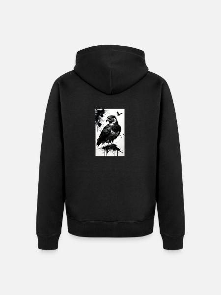 Eagle | Birds | Freedom | Animals - Unisex Premium Organic Zip Hoodie - black