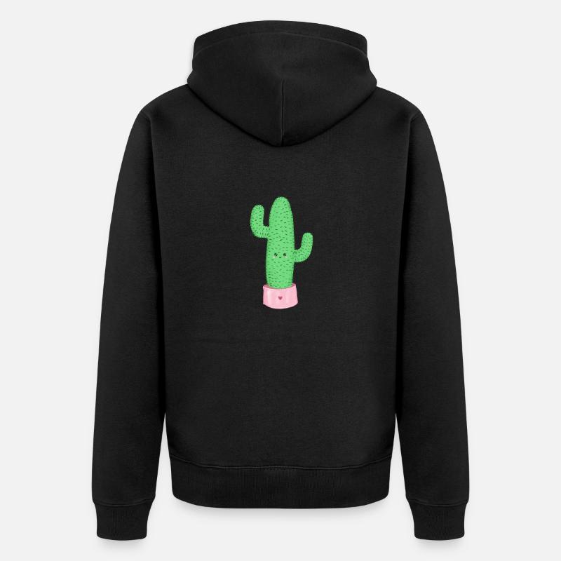 Cactus doux - Veste à capuche bio Premium Unisexe - noir