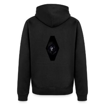 Oeil du Shinobi Bleu I Ninja Gift Idea Homme - Veste à capuche bio Premium Unisexe - noir - Dos - Nico (187cm)