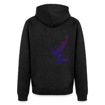Electric guitar guitar classical guitar Electric guitar - Unisex Premium Organic Zip Hoodie - black - Back - Nico (187cm)