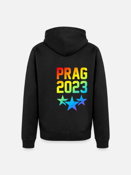Prague 2023 - Unisex Premium Organic Zip Hoodie - black
