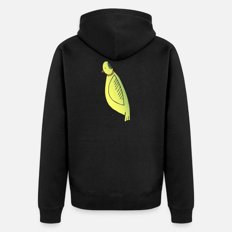 oiseau Mamma - Veste à capuche bio Premium Unisexe - noir