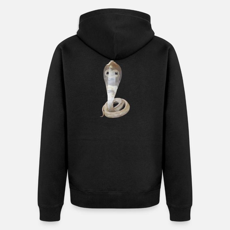 Polyart Cobra - Veste à capuche bio Premium Unisexe - noir