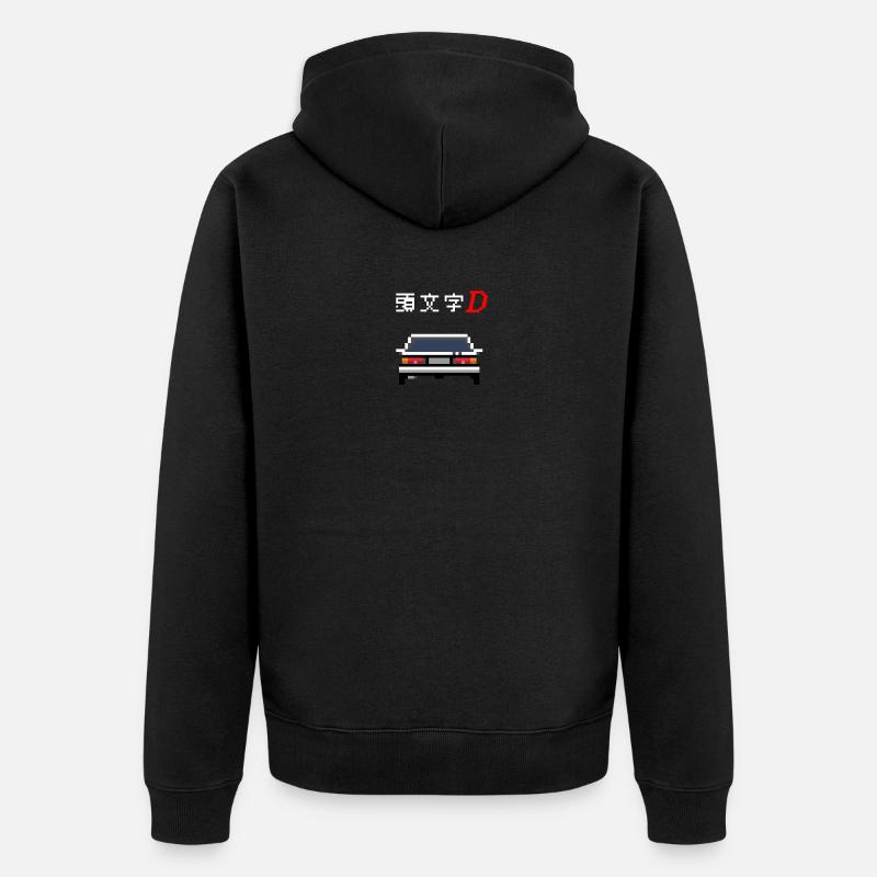 Initial D - Trueno - Veste à capuche bio Premium Unisexe - noir