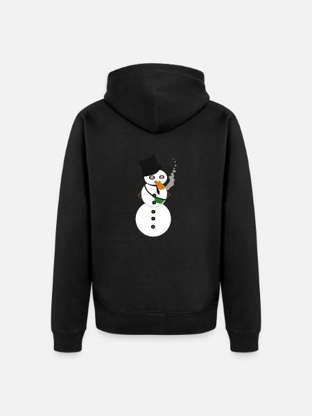 Stoneman - Unisex Premium Bio Zip Hoodie - Schwarz