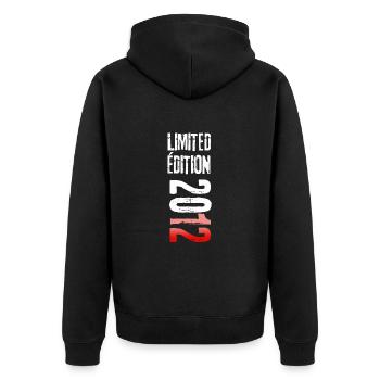 LIMITED EDITION 2012 - Veste à capuche bio Premium Unisexe - noir - Dos - Nico (187cm)