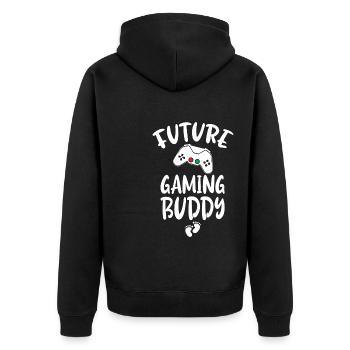 Future Gaming Buddy - Bébé - Veste à capuche bio Premium Unisexe - noir - Dos - Nico (187cm)