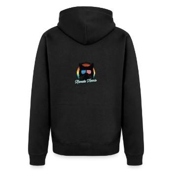 Cat Ladies pour Kamala Harris 2024 - Cat Lady pour - Veste à capuche bio Premium Unisexe - noir - Dos - Nico (187cm)