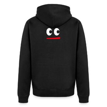 drôle - Veste à capuche bio Premium Unisexe - noir - Dos - Nico (187cm)