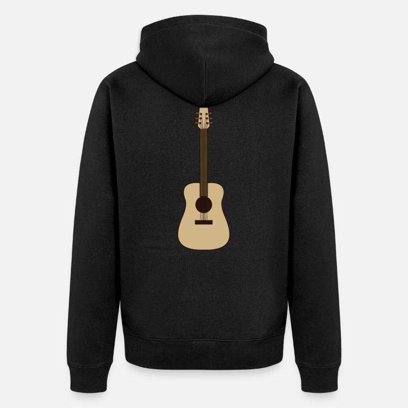 Guitare - Veste à capuche bio Premium Unisexe - noir