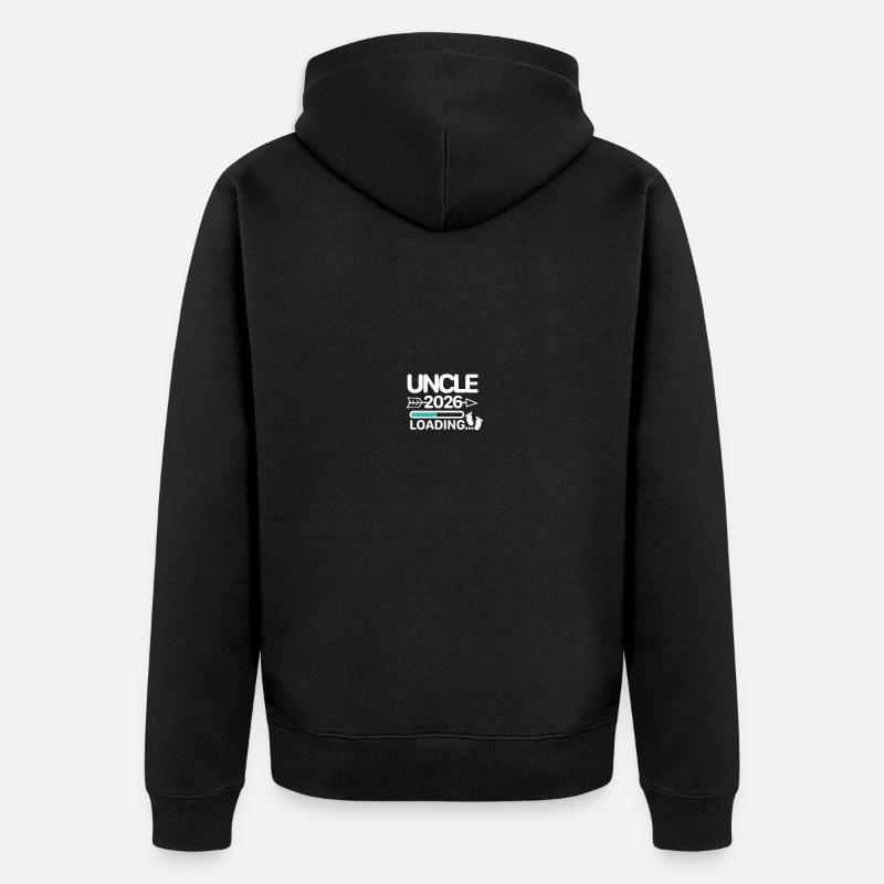 Oncle 2026 - Veste à capuche bio Premium Unisexe - noir