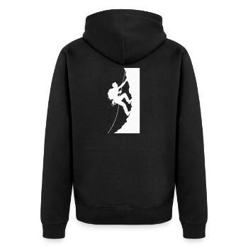 alpiniste - Veste à capuche bio Premium Unisexe - noir - Dos - Nico (187cm)