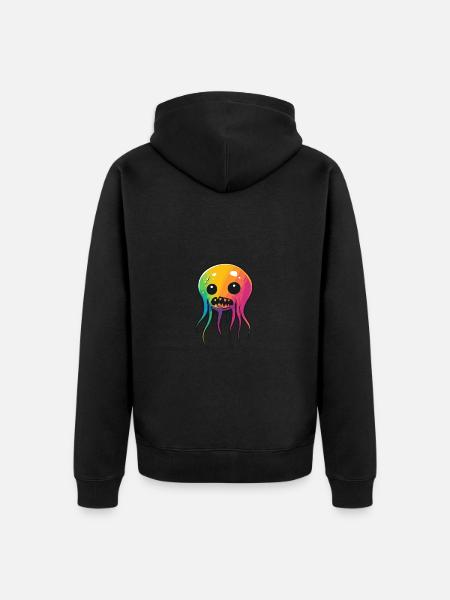 maneter, halloween, djur - Ekologisk premiumluvjack unisex - svart