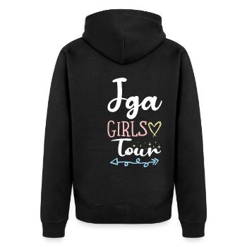 Jga Bachelorette Girls Tour - Veste à capuche bio Premium Unisexe - noir - Dos - Nico (187cm)