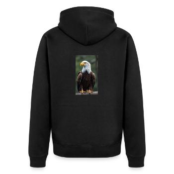 Aigle - Veste à capuche bio Premium Unisexe - noir - Dos - Nico (187cm)