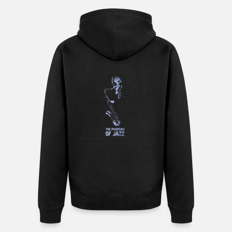 Le Pharaon du Jazz - Veste à capuche bio Premium Unisexe - noir