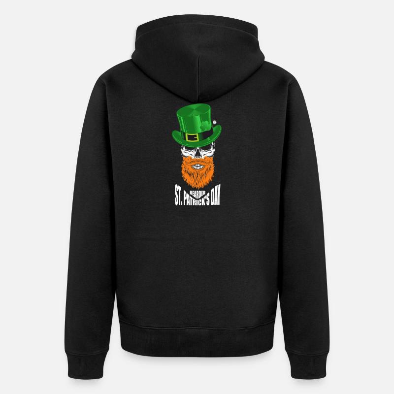 Saint Patrick - Veste à capuche bio Premium Unisexe - noir