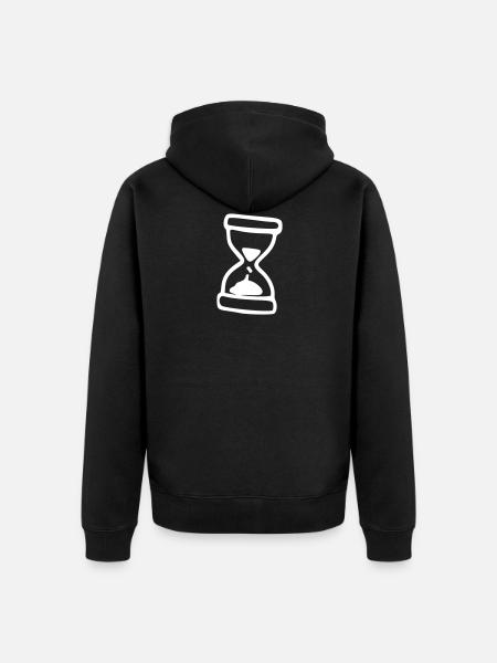 Sablier - Veste à capuche bio Premium Unisexe - noir