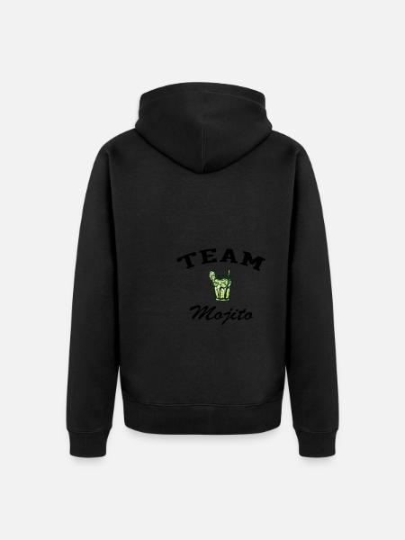 Team mojito - Veste à capuche bio Premium Unisexe - noir