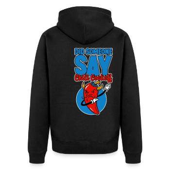 Quelqu’un a-t-il dit Chili Cookoff 4 - Veste à capuche bio Premium Unisexe - noir - Dos - Nico (187cm)