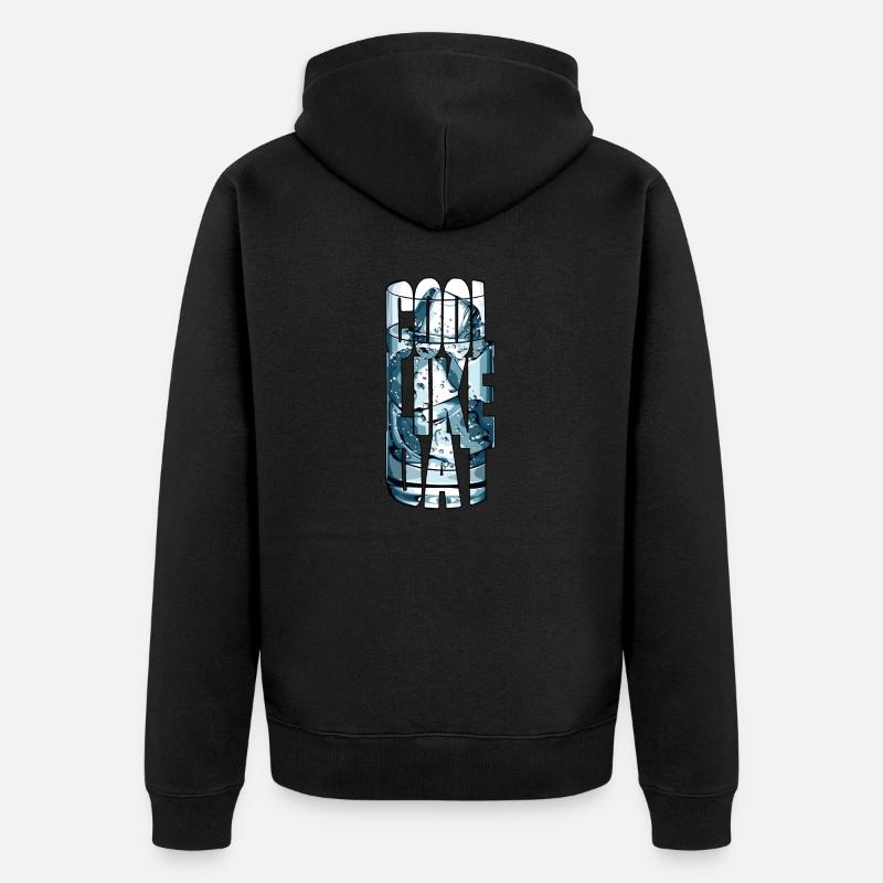 Cool comme Dat - Veste à capuche bio Premium Unisexe - noir