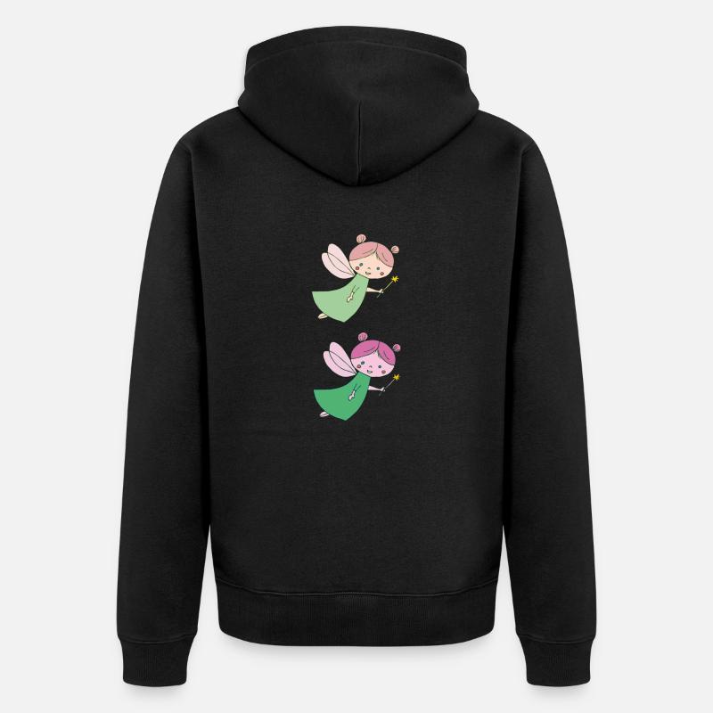 Redevance double 2 - Veste à capuche bio Premium Unisexe - noir