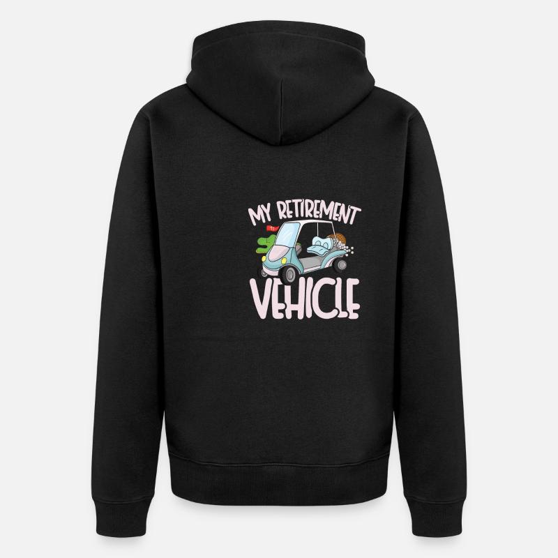 Véhicule de retraite - Veste à capuche bio Premium Unisexe - noir