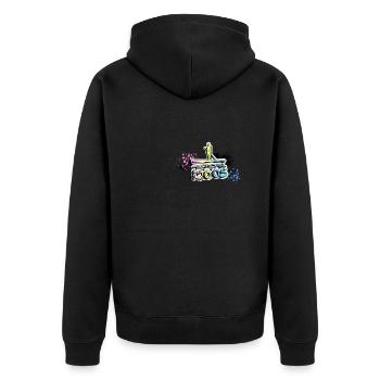 Génial depuis 2005, SUP, Paddleboard, Graffiti, - Veste à capuche bio Premium Unisexe - noir - Dos - Nico (187cm)