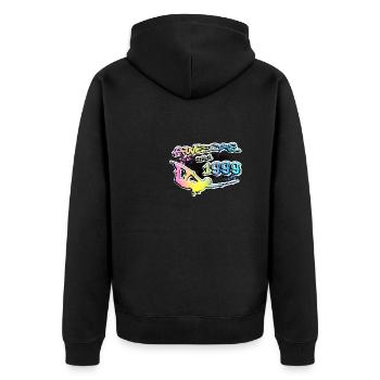 Génial depuis 1999. Style de vie de wakeboard - Veste à capuche bio Premium Unisexe - noir - Dos - Nico (187cm)