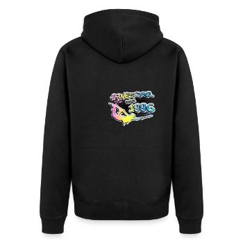 Génial depuis 1996. Style de vie de wakeboard - Veste à capuche bio Premium Unisexe - noir - Dos - Nico (187cm)