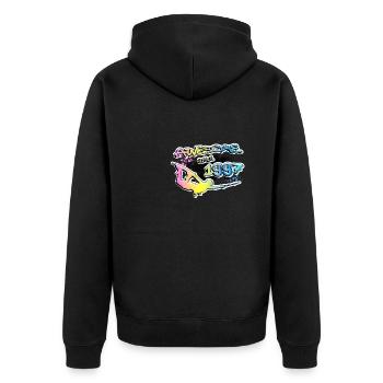 Génial depuis 1997. Style de vie de wakeboard - Veste à capuche bio Premium Unisexe - noir - Dos - Nico (187cm)