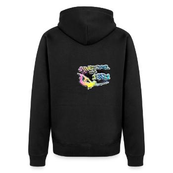 Génial depuis 1981. Style de vie Wakeboard - Veste à capuche bio Premium Unisexe - noir - Dos - Nico (187cm)