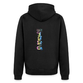 Édition limitée 1986 Graffiti - Veste à capuche bio Premium Unisexe - noir - Dos - Nico (187cm)