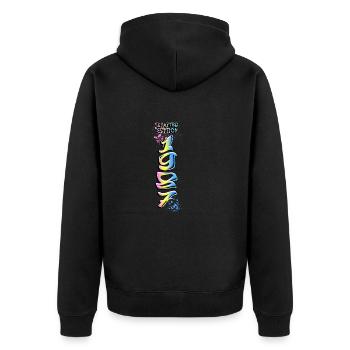 Édition limitée 1987 Graffiti - Veste à capuche bio Premium Unisexe - noir - Dos - Nico (187cm)