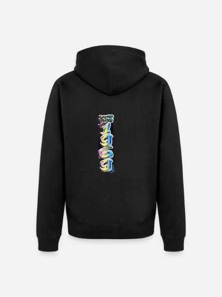 Limited Edition 1969 Graffiti - Unisex Premium Organic Zip Hoodie - black
