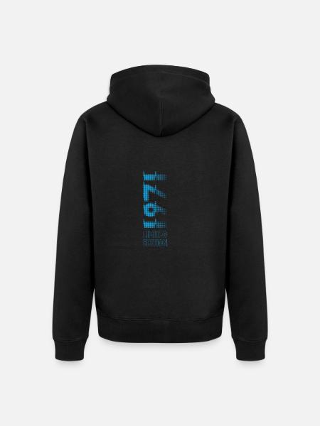 Limited Edition 1971 Graffiti - Unisex Premium Bio Zip Hoodie - Schwarz