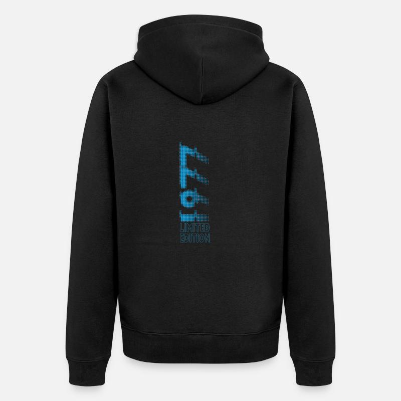 Édition limitée 1977 Graffiti - Veste à capuche bio Premium Unisexe - noir
